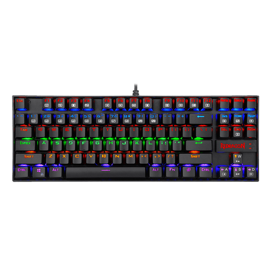 KUMARA K552 LED Rainbow Backlit Wired Keyboard