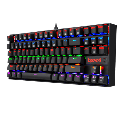 KUMARA K552 LED Rainbow Backlit Wired Keyboard - thumbnail 2