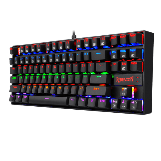 KUMARA K552 LED Rainbow Backlit Wired Keyboard - alternate view