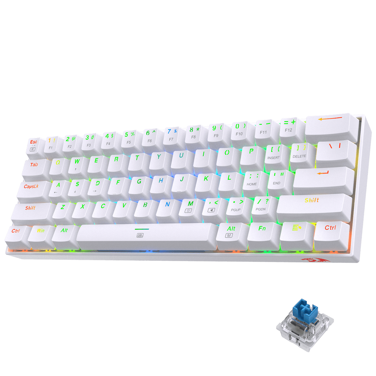 DRAGONBORN K630 Wired 60% Keyboard, image 5 of 25 - enlarged view