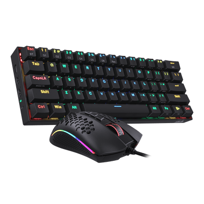 K530 PRO 60% RGB Wireless Mechanical Black Keyboard M808 Black Lightweight RG... - thumbnail 2
