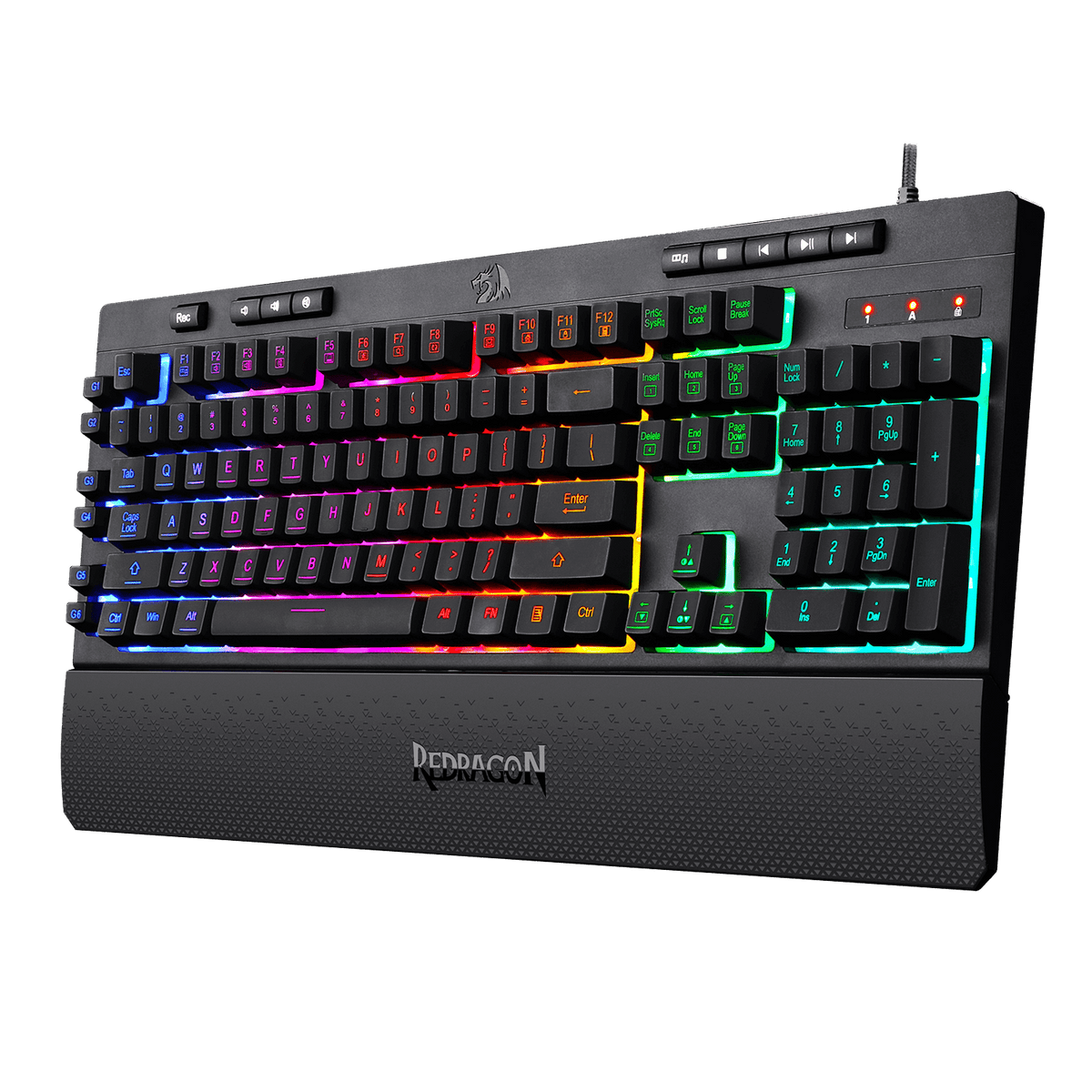 SHIVA K512 Membrane Gaming Keyboard, image 6 of 10 - enlarged view