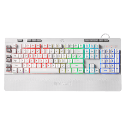SHIVA K512 WHITE Membrane Gaming Keyboard - thumbnail 1